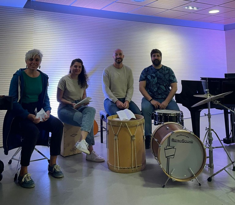 Imagen de la rueda de prensa organizada para presentar el inicio del nuevo curso musical de la Escuela Municipal de Música.