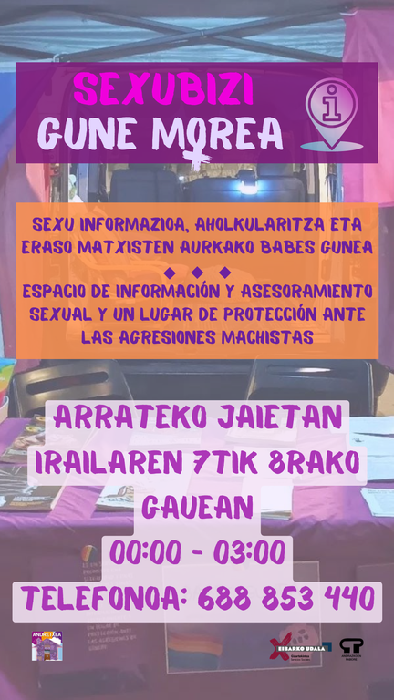 El Servicio SexuBizi-Gune Morea en las fiestas de Arrate