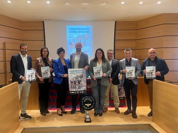 Imagen de la presentación del VI Gran Premio Ciudad de Eibar-Laboral Kutxa Saria.