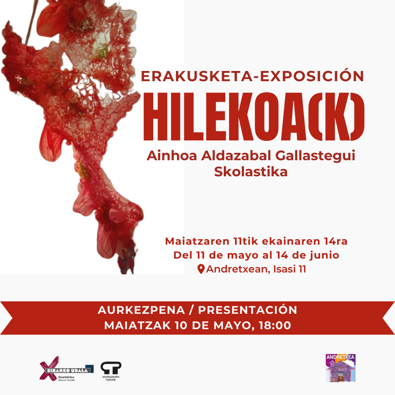 Hilekoa(k) erakusketaren aurkezpena