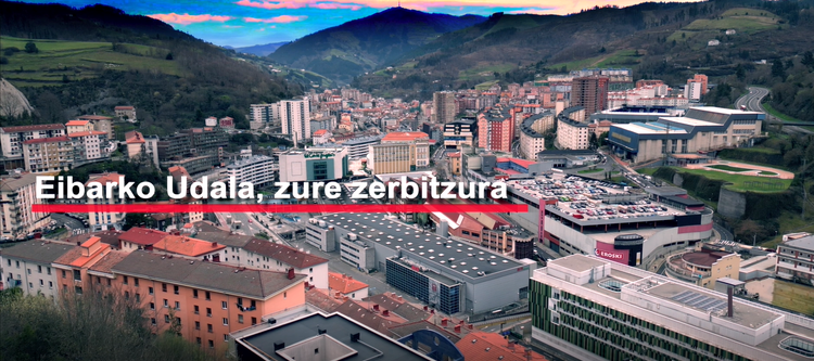 'Eibarko Udala, zure zerbitzura' [zerbitzu publikoari begirako bideo korporatiboa].